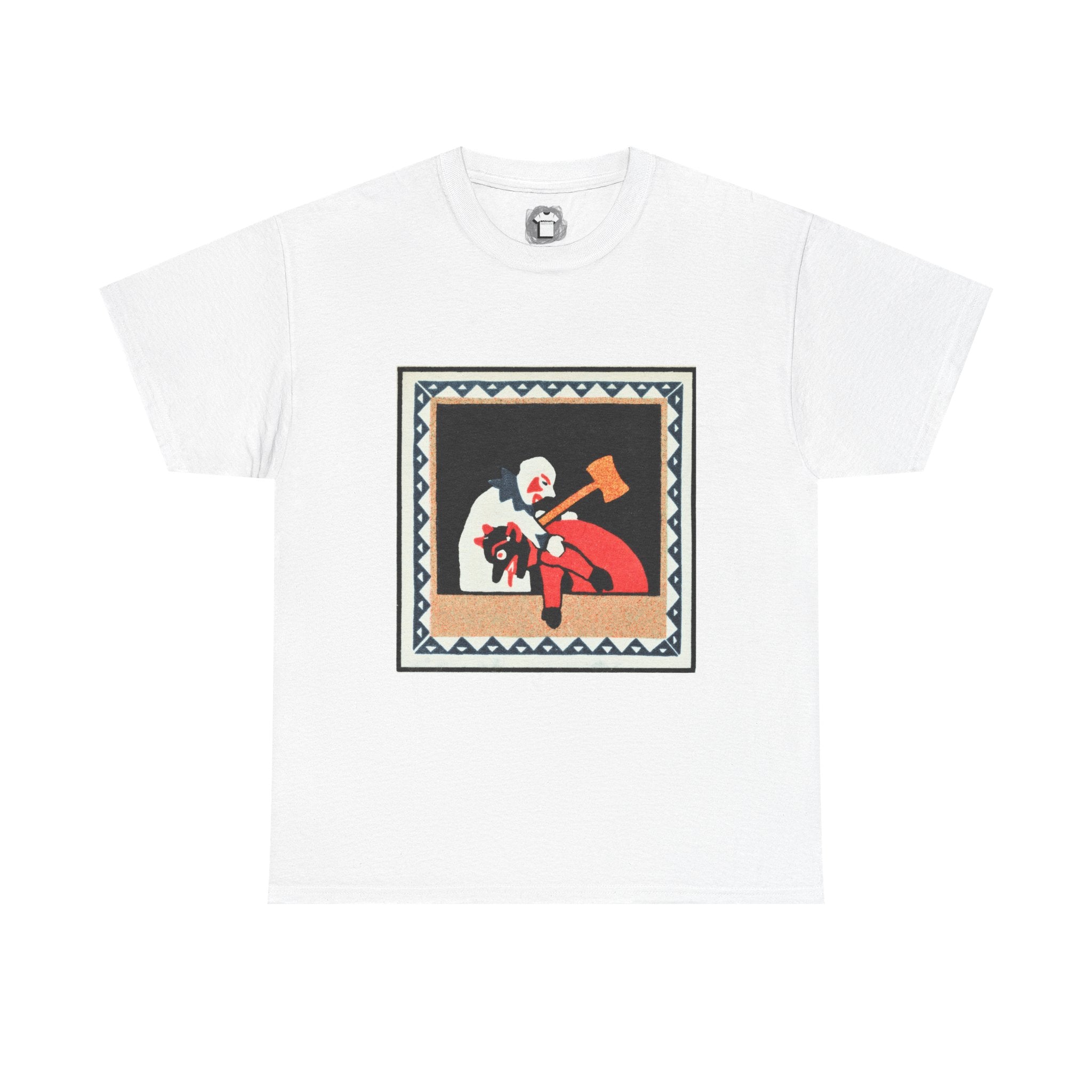 Political vs Party — Folk Art Allegory Shirt