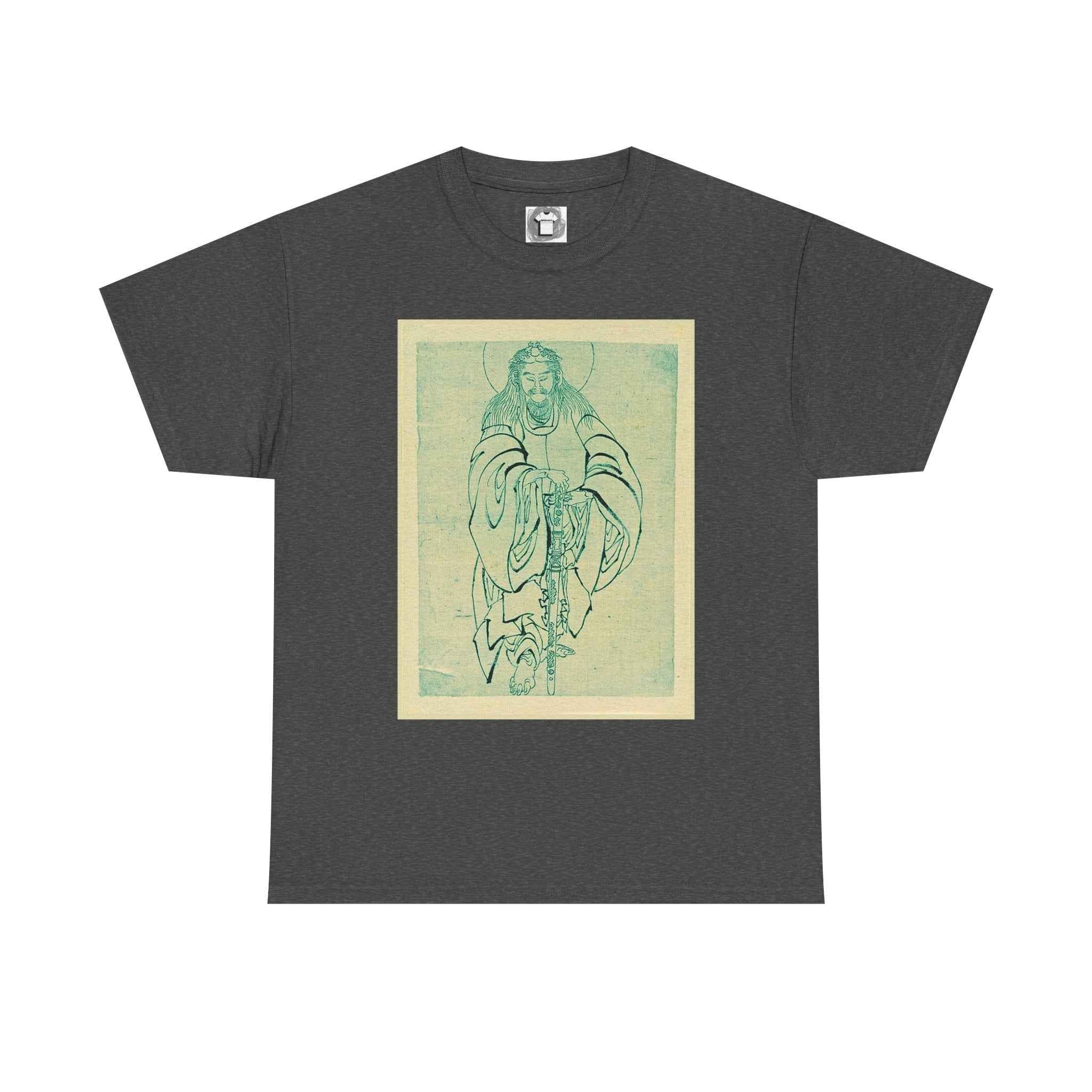 Vintage Samurai Art Tee — Retro Japanese Warrior Illustration Shirt