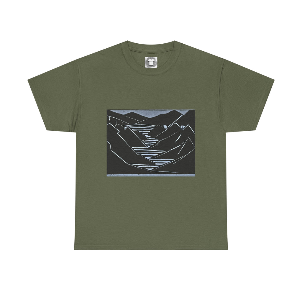 Pleasure Division — Dark Mountain Landscape Shirt