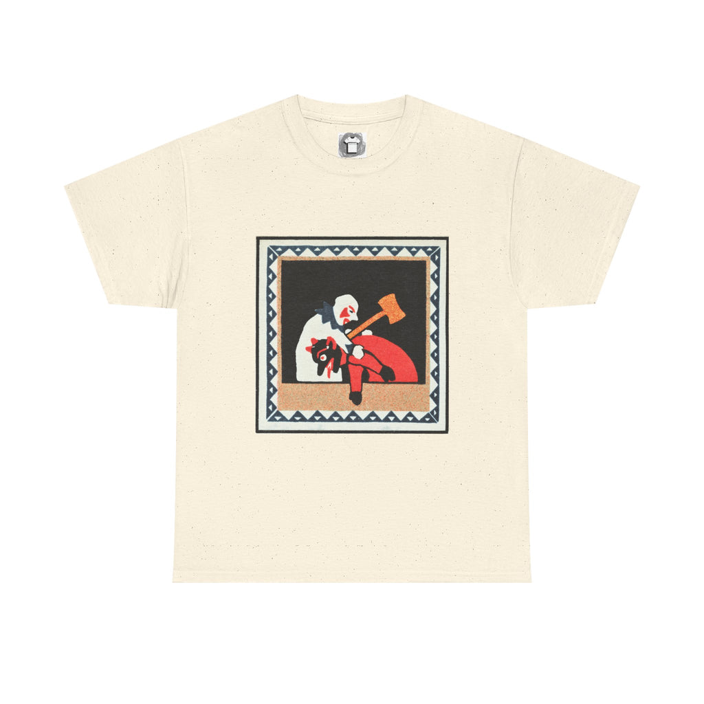 Political vs Party — Folk Art Allegory Shirt