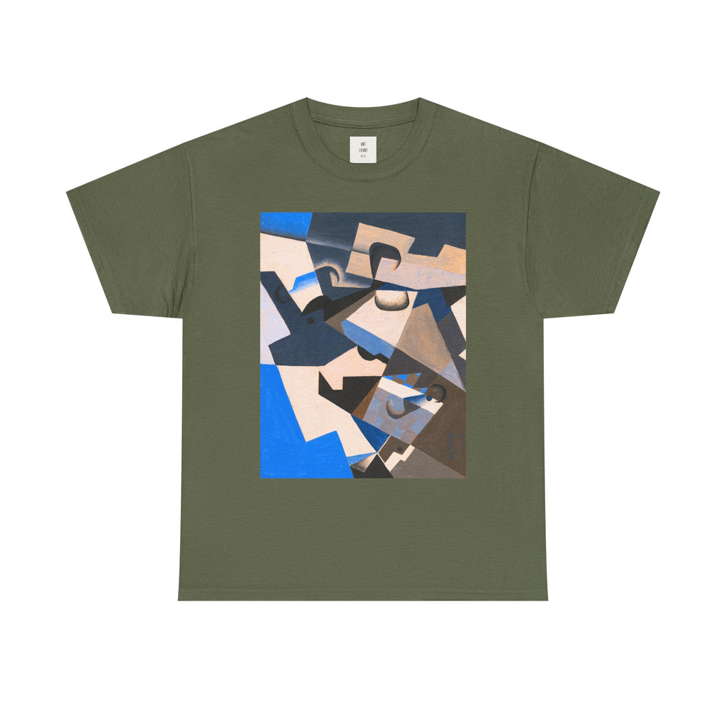 Be There Soon — Cubist Geometric Shirt