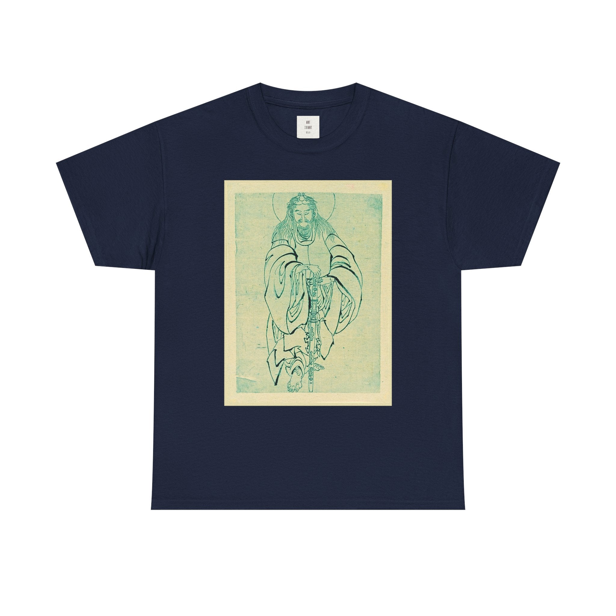 Vintage Samurai — Sacred Warrior Portrait Shirt