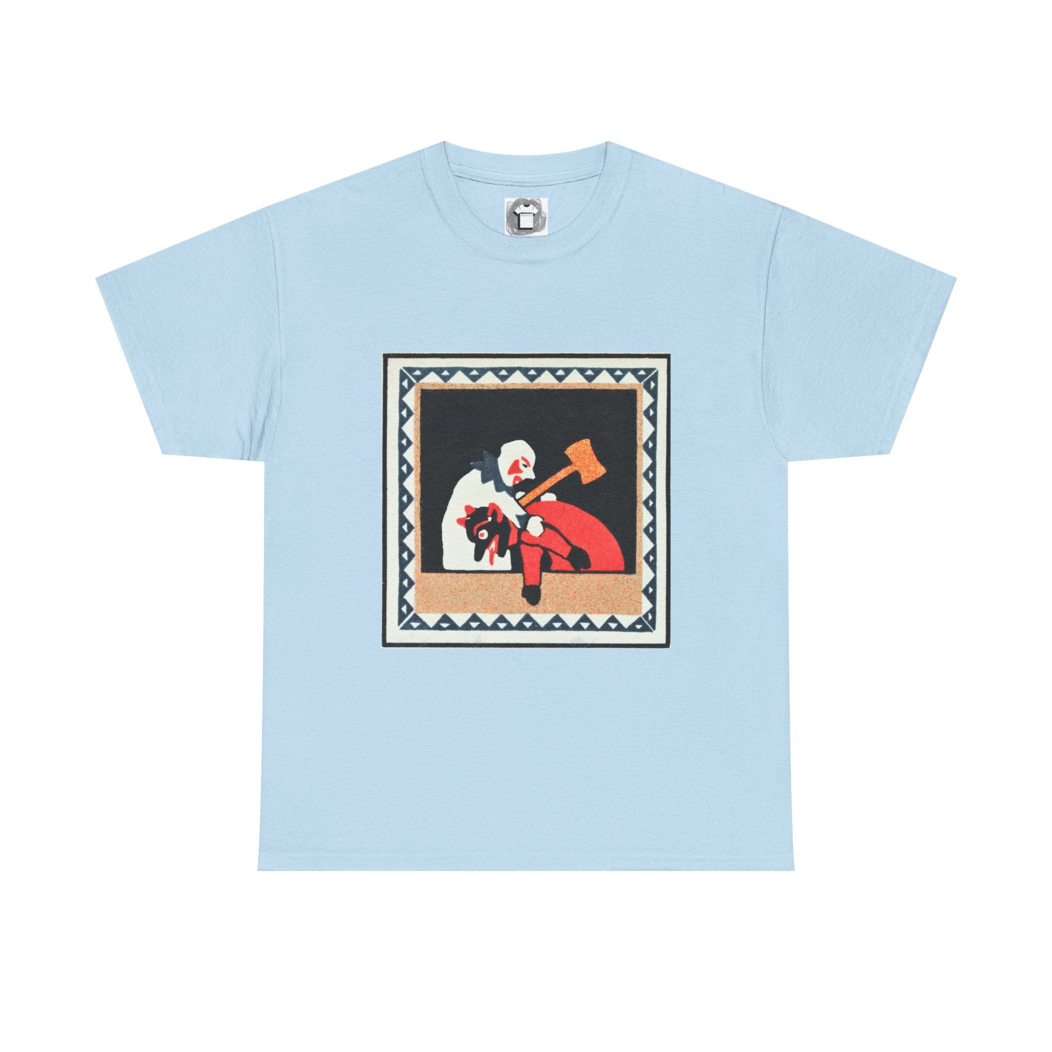 Political vs Party — Folk Art Allegory Shirt