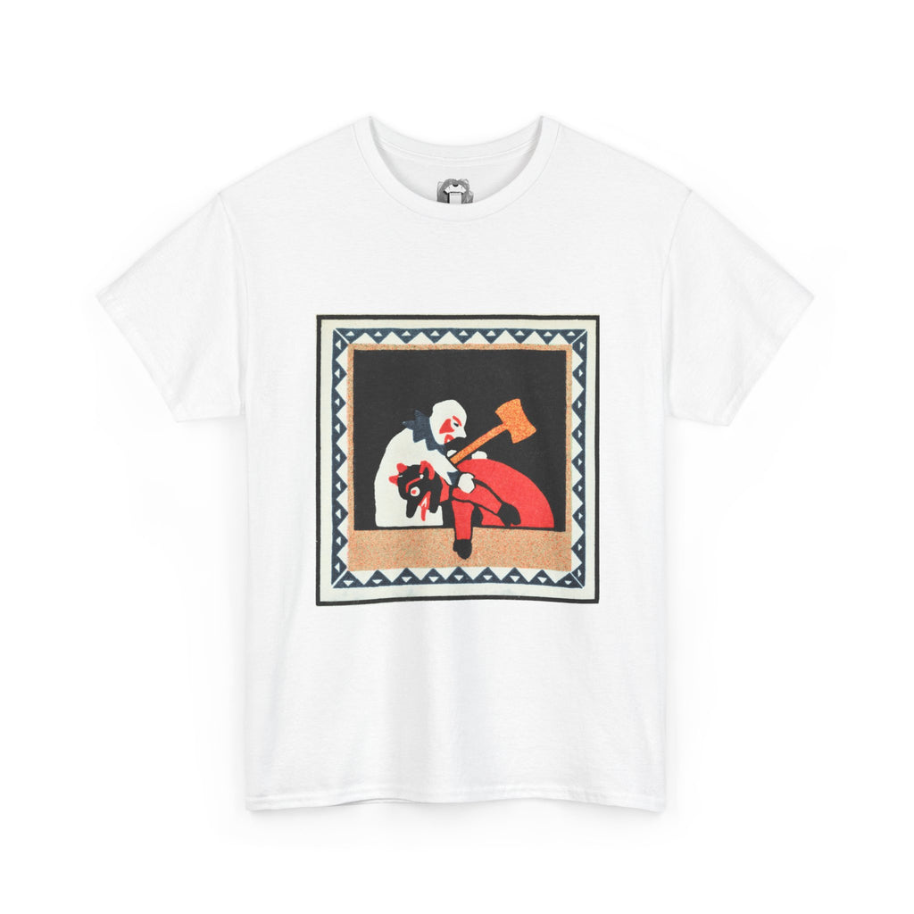 Political vs Party — Folk Art Allegory Shirt