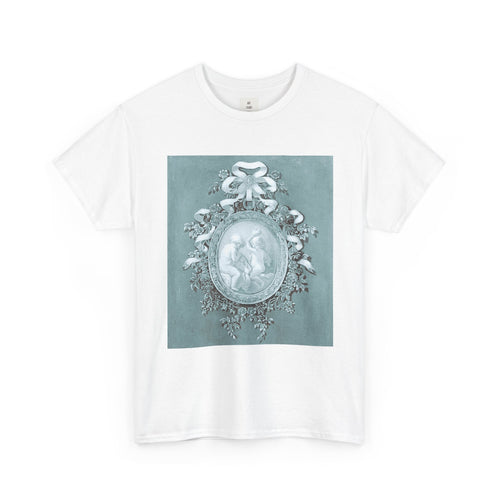 Eternal Beauty Rococo Medallion Shirt worn, full length view