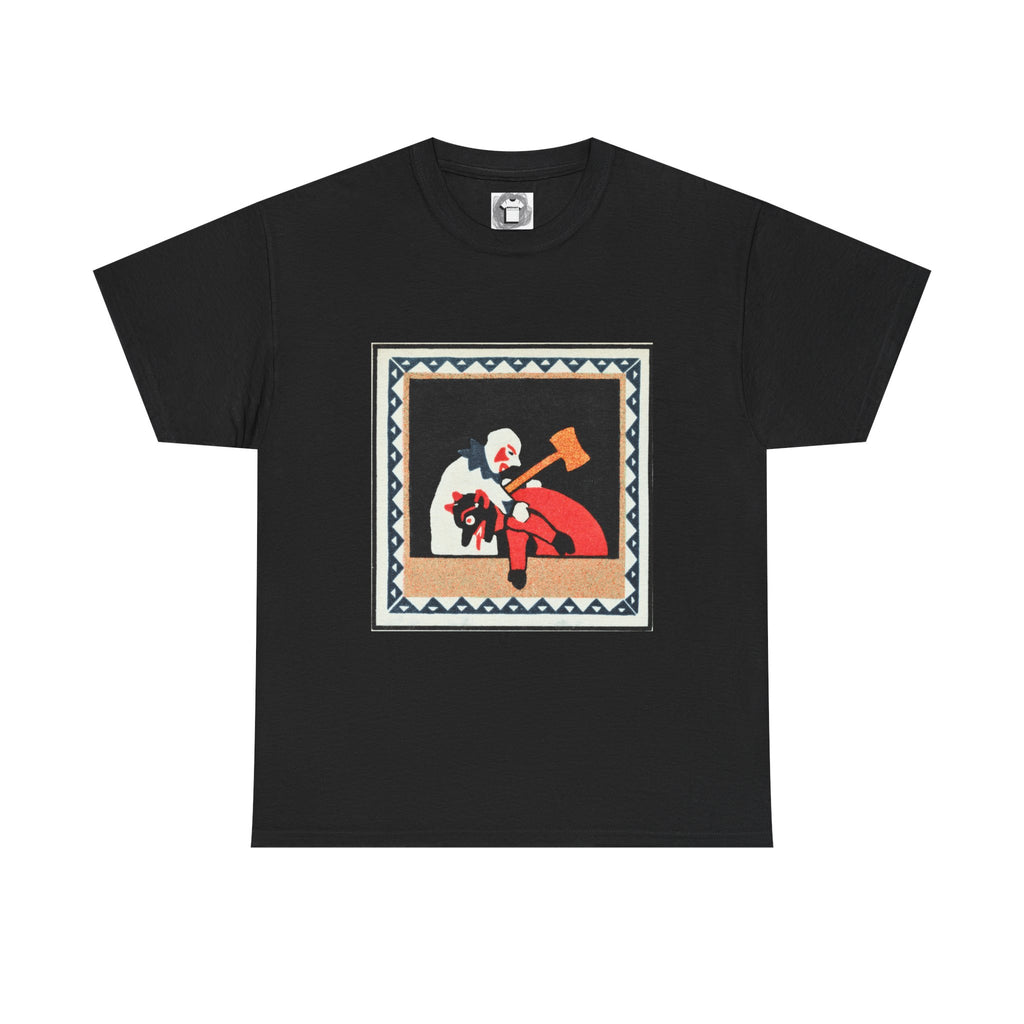 Political vs Party — Folk Art Allegory Shirt