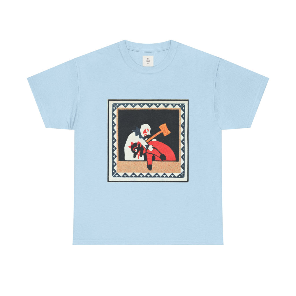 Political vs Party — Folk Art Allegory Shirt
