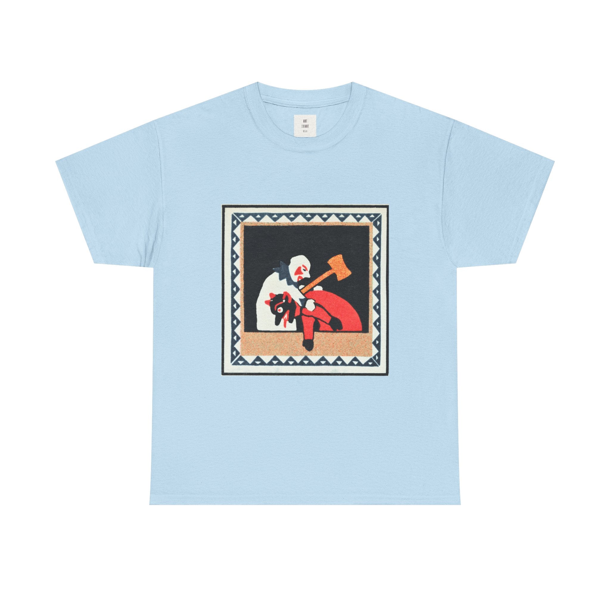 Political vs Party — Folk Art Allegory Shirt