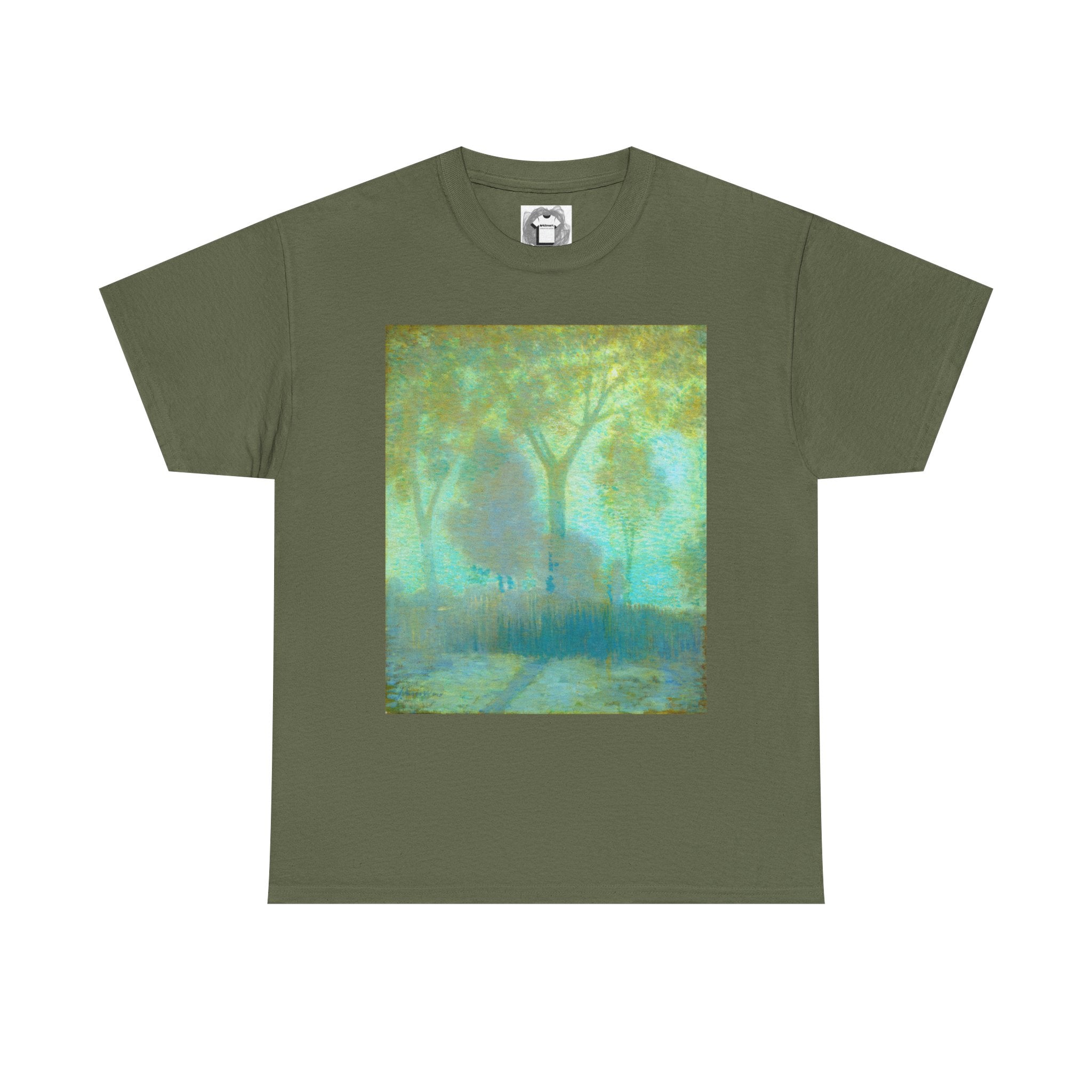 Garden View — Ethereal Impressionist Landscape Shirt