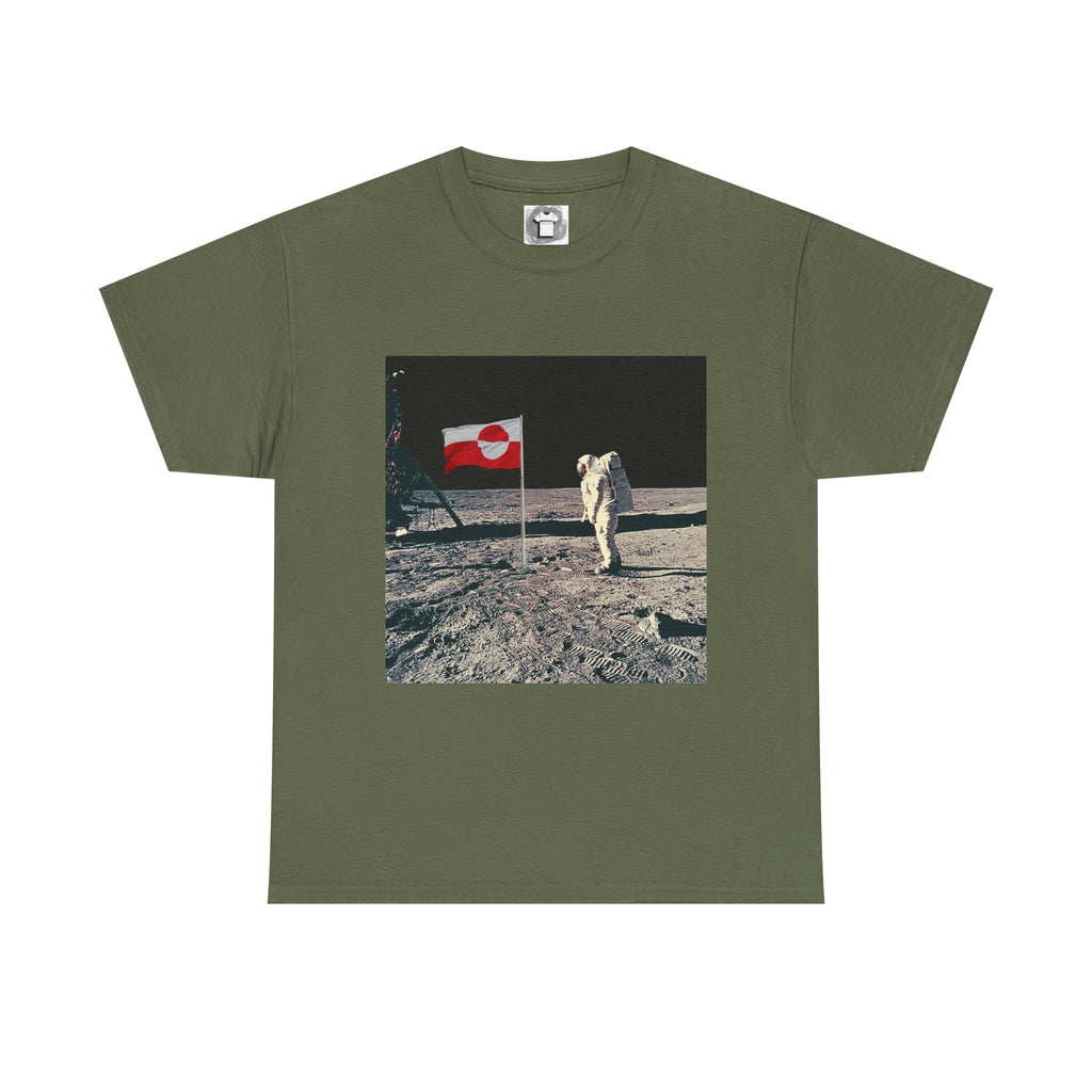 Green Landing — Lunar Space Flag Shirt