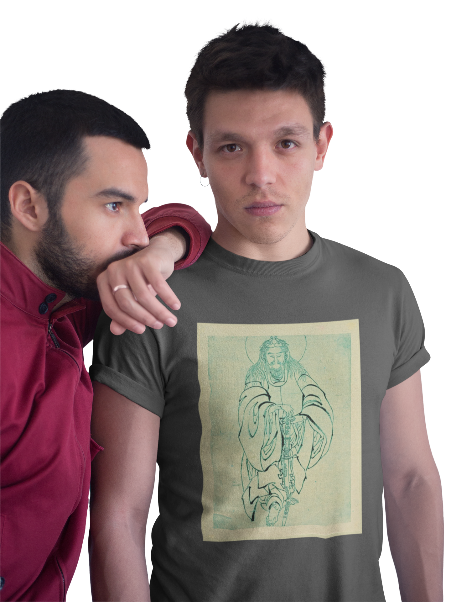 Vintage Samurai Art Tee — Retro Japanese Warrior Illustration Shirt