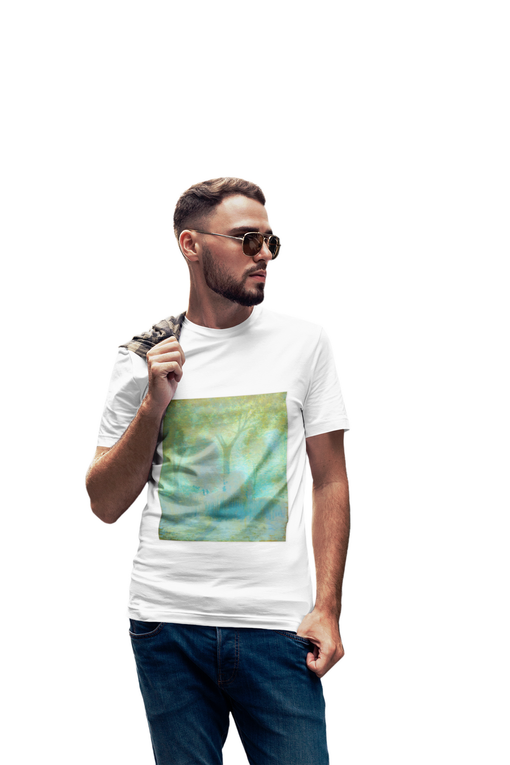 Garden View — Ethereal Impressionist Shirt