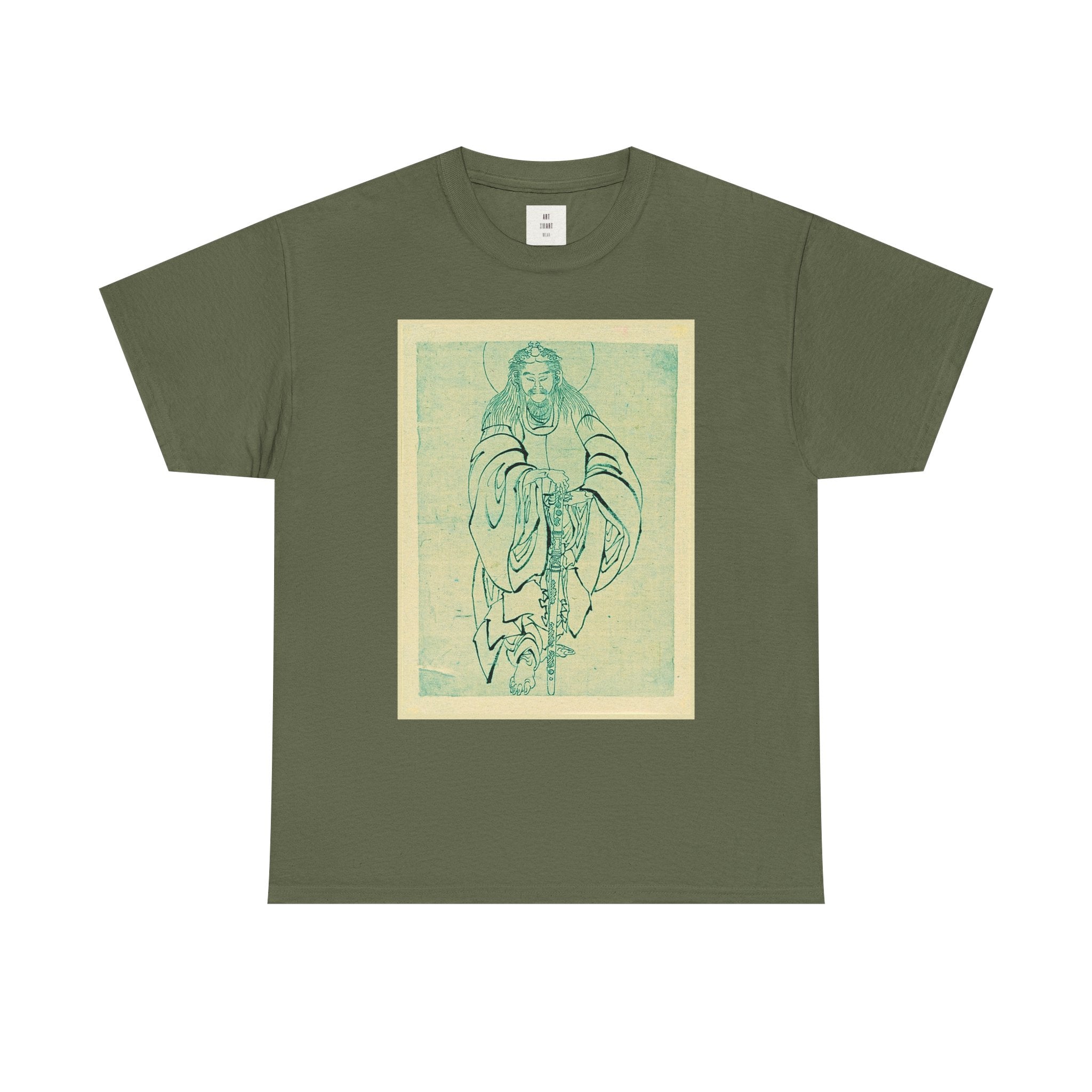 Vintage Samurai — Sacred Warrior Portrait Shirt