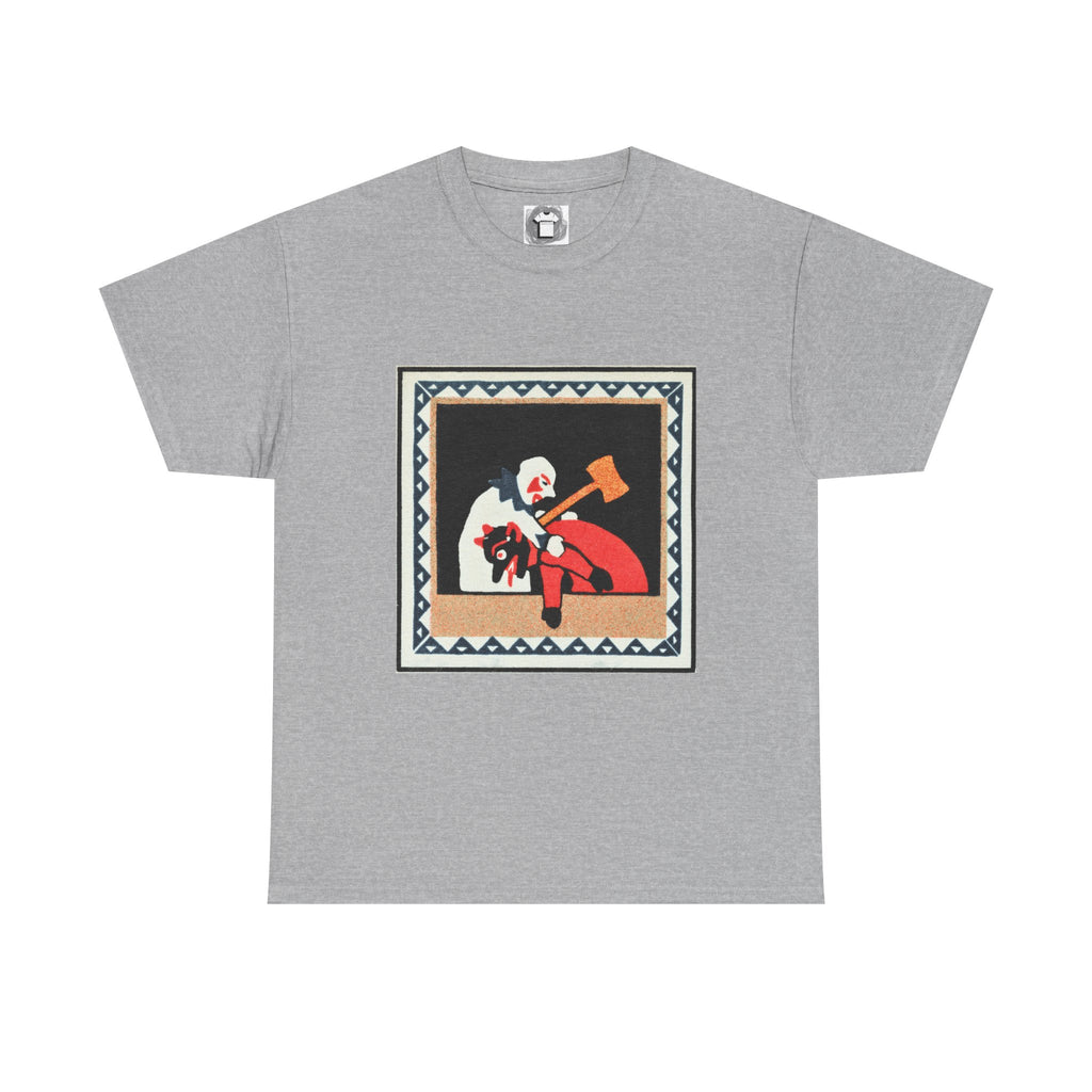 Political vs Party — Folk Art Allegory Shirt