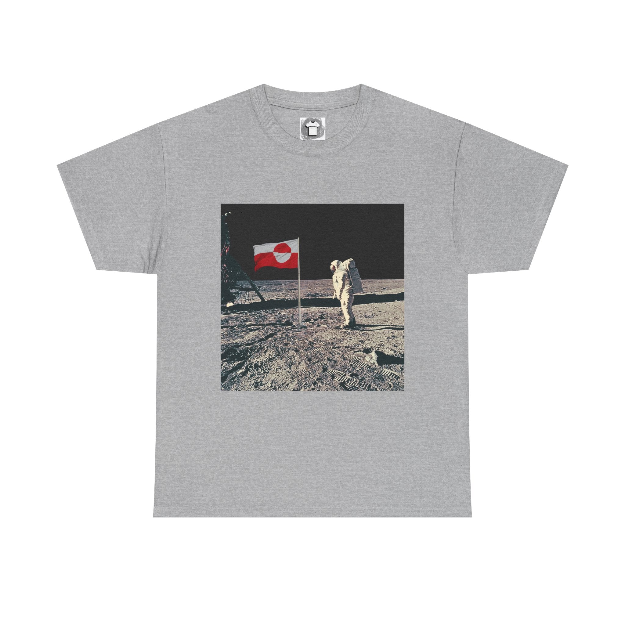 Green Landing — Lunar Space Flag Shirt