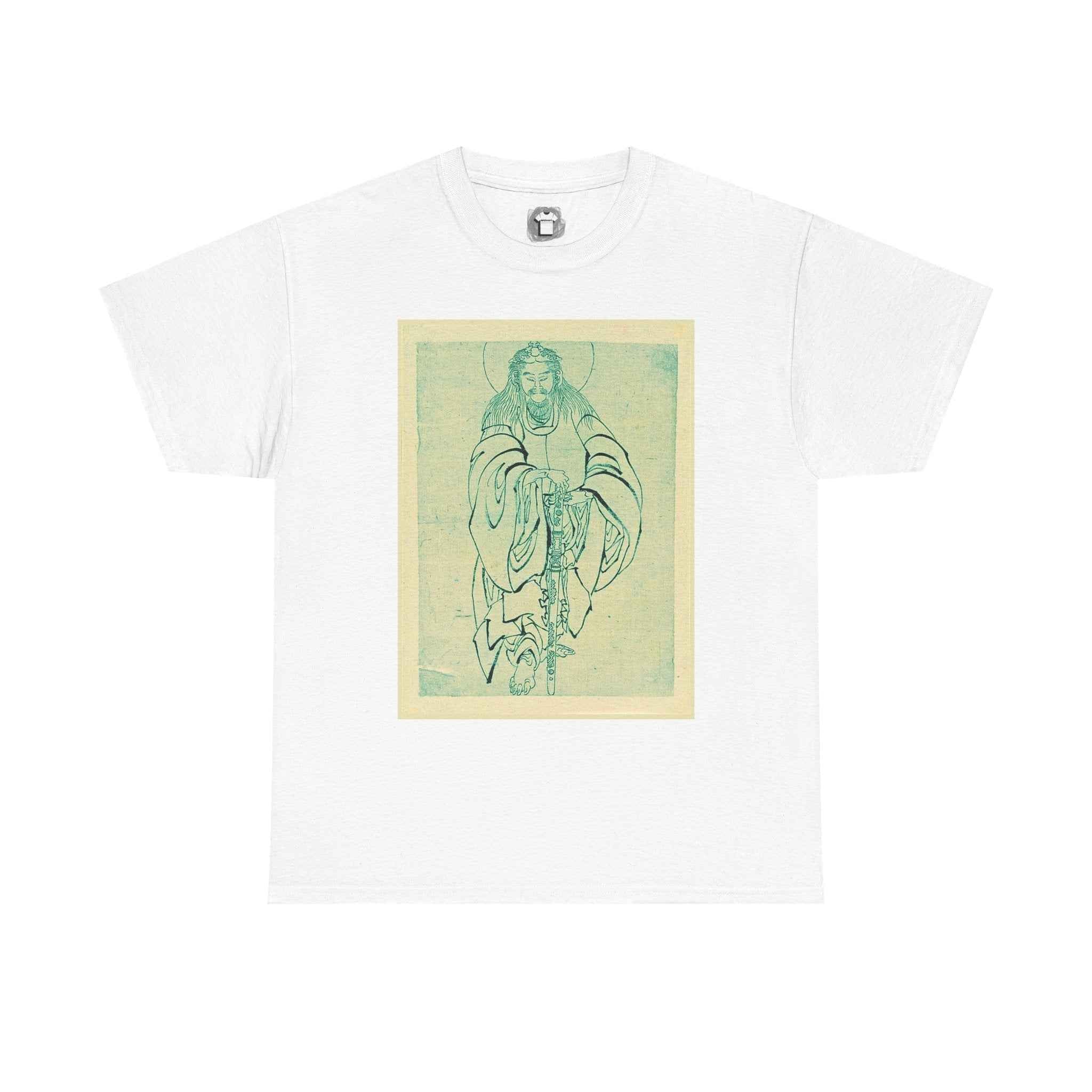 Vintage Samurai Art Tee — Retro Japanese Warrior Illustration Shirt