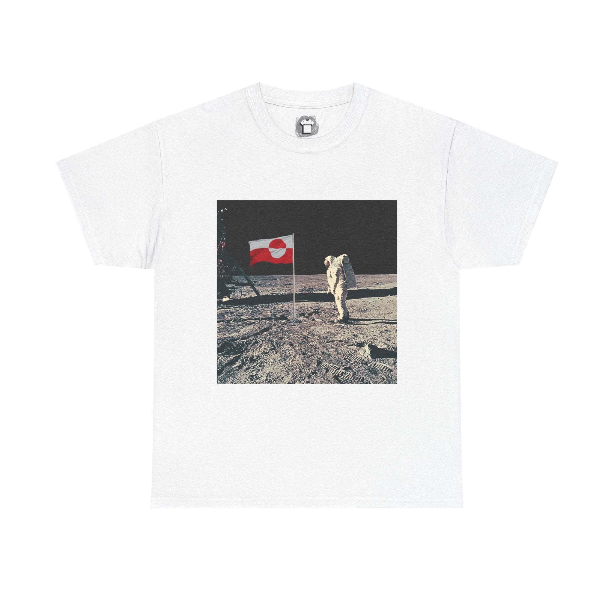 Green Landing — Lunar Space Flag Shirt