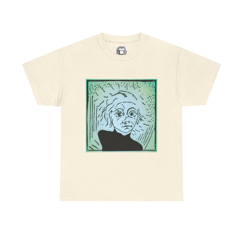 Are You Talking to Me — Green Gradient Face Expressionist Shirt