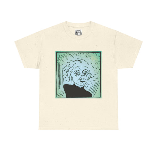 Are You Talking to Me — Green Gradient Face Expressionist Shirt