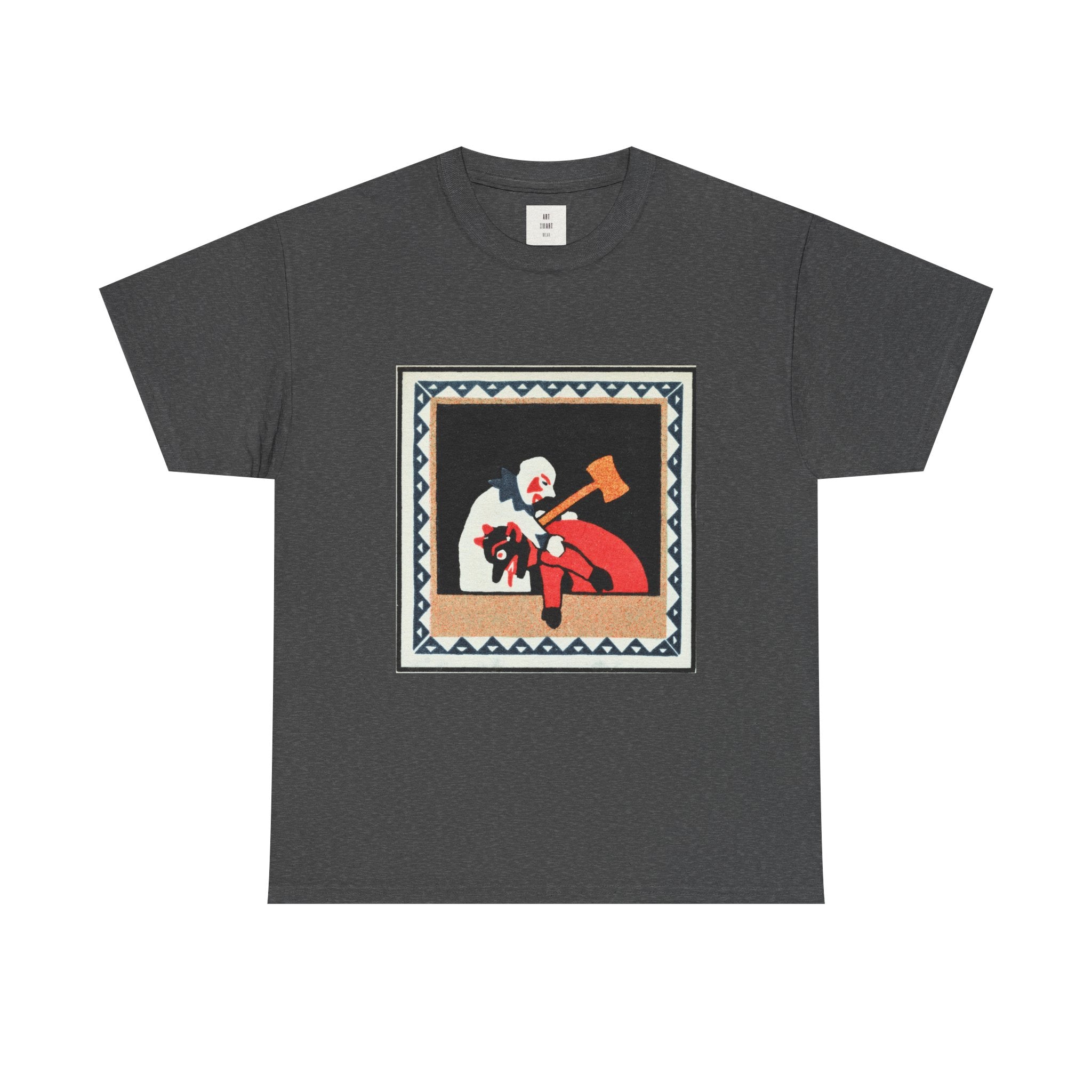 Political vs Party — Folk Art Allegory Shirt