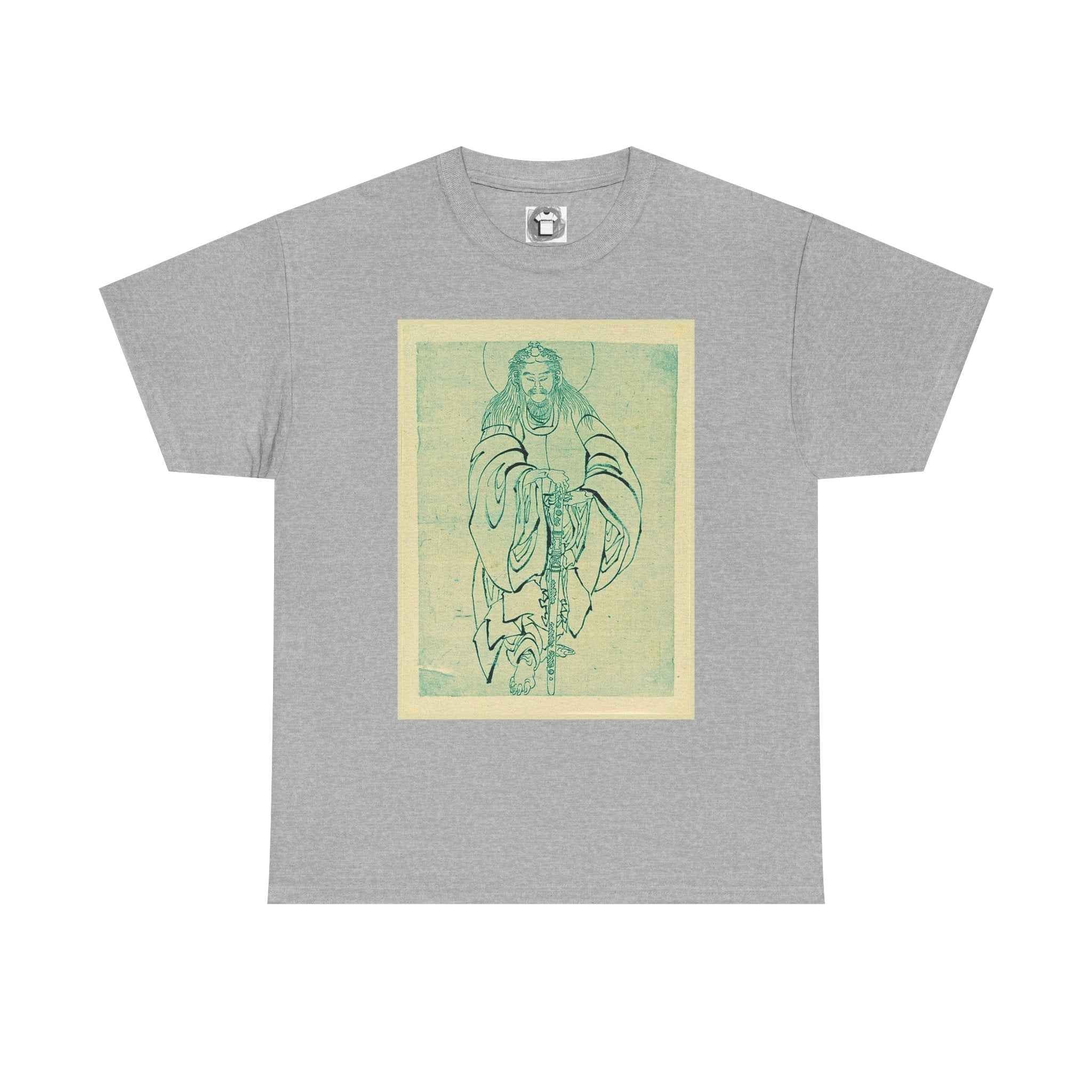 Vintage Samurai Art Tee — Retro Japanese Warrior Illustration Shirt