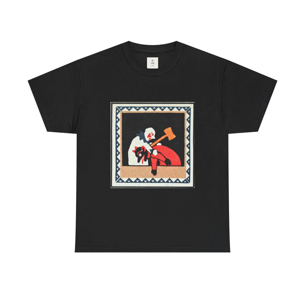 Political vs Party — Folk Art Allegory Shirt