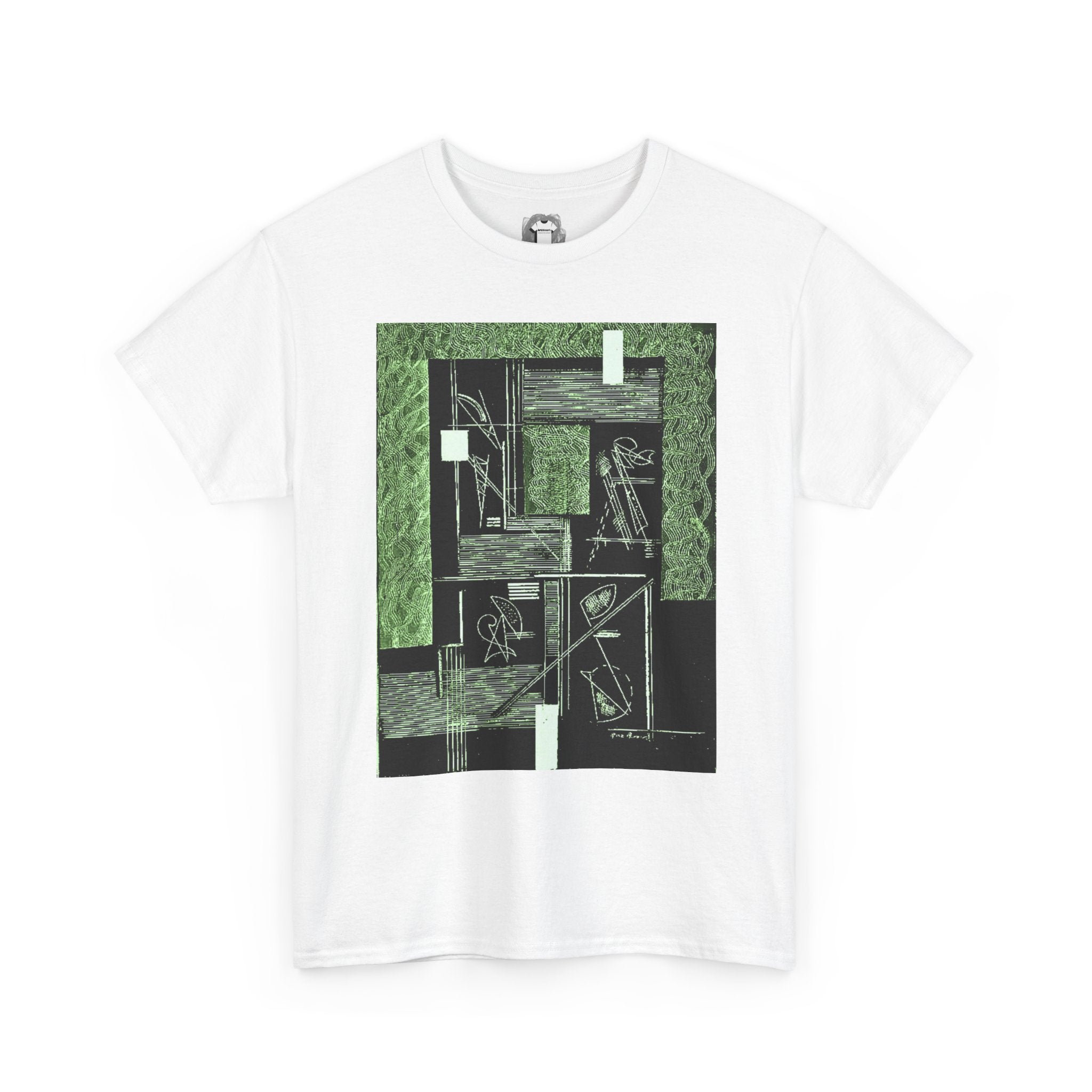 High Rise — Geometric Graphic Print Shirt